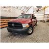 Image 1 : 2012 DODGE RAM 1500, RED, 294987 KMS, REAR WHEEL DRIVE. - D262743