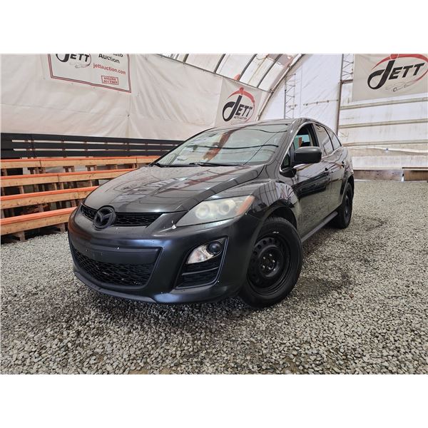 2012 MAZDA CX-7, BLACK, 282388 KMS, FOUR WHEEL DRIVE. - D413903