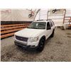 Image 3 : 2007 FORD EXPLORER, WHITE, 368541 KMS, 4X4. - DB20479