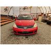 Image 5 : 2008 NISSAN VERSA, RED, 189367 KMS, FRONT WHEEL DRIVE. - D429450