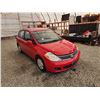 Image 9 : 2008 NISSAN VERSA, RED, 189367 KMS, FRONT WHEEL DRIVE. - D429450