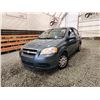 Image 1 : 2009 CHEVROLET AVEO, GRAY, 151793 KMS, FRONT WHEEL DRIVE. - D114529