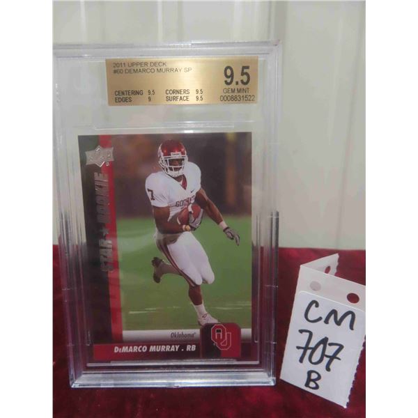 Graded Rookie DeMarco Murray Football Card 