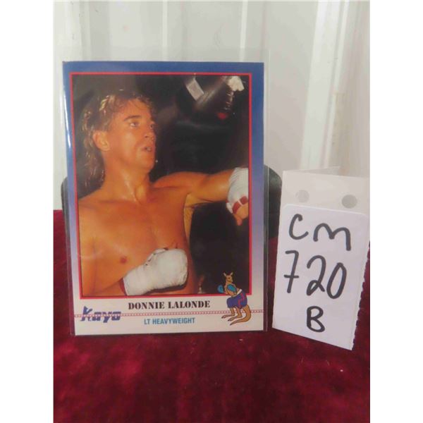 Donnie Lalonde Boxing Card