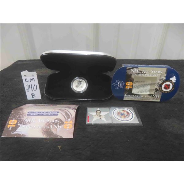 Toronto Maple Leafs All Star Stamp & Medallion Set 