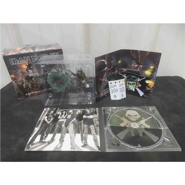Iron Maiden Box Set with CD, Patch & Figure 