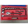Image 3 : Westward 22 Piece 1/2" Drive Socket Set SAE