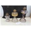 Image 1 : (3 ) Oil Lamps - No Chimneys 