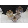 Image 5 : (3 ) Oil Lamps - No Chimneys 