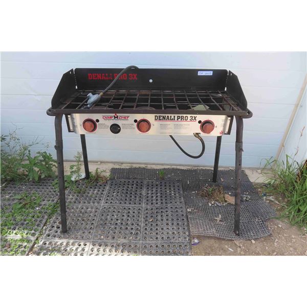 CampChef Denali Pro 3x Propane 3 Burner Outdoor 