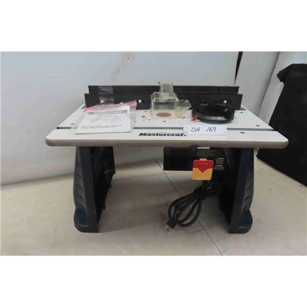Mastercraft Router Table with Manual 