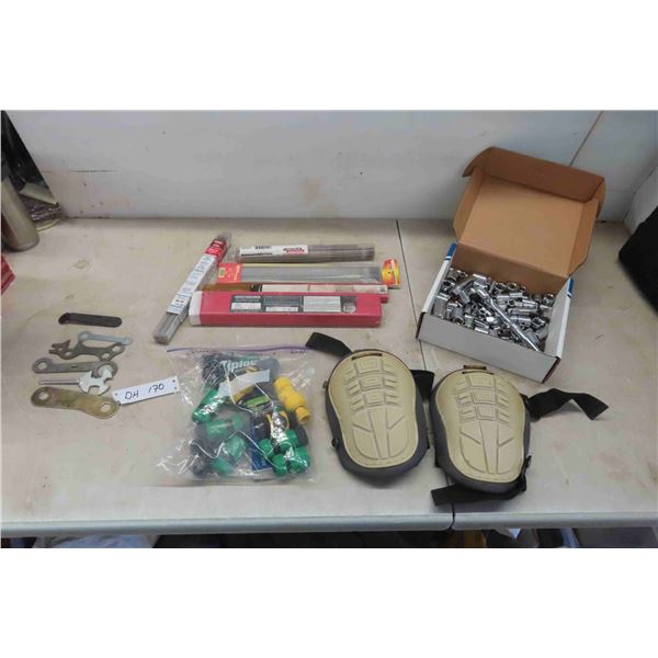 Welding Rods, Bicycle Wrenches, Water Hose Quick 