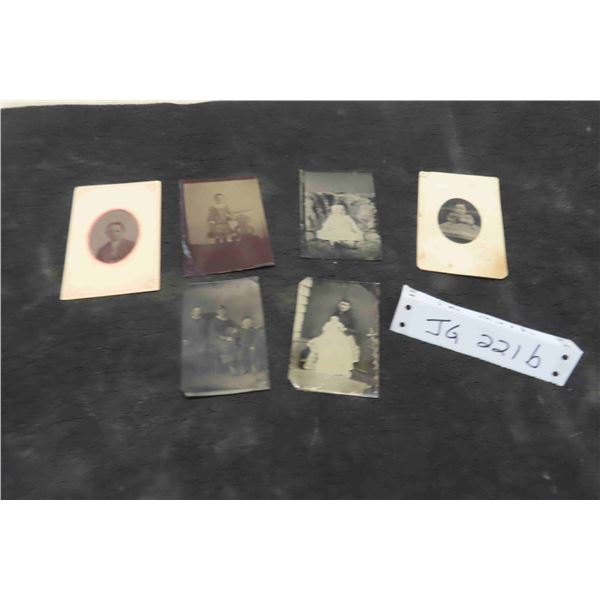 6 Tin Type Photos From the Late 1800s