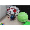 Image 2 : Box of Toys, Wilson Football, Room Wall Basketball, 