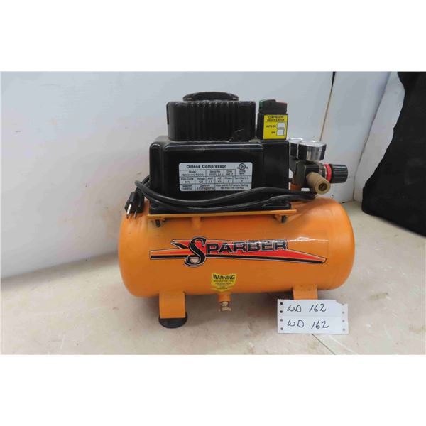 Sparbar Air Compressor 2 Gallon, 2.5 Amp