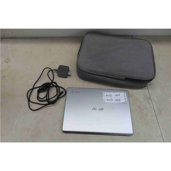 Asus Laptop with Power Cord + Case - Works 