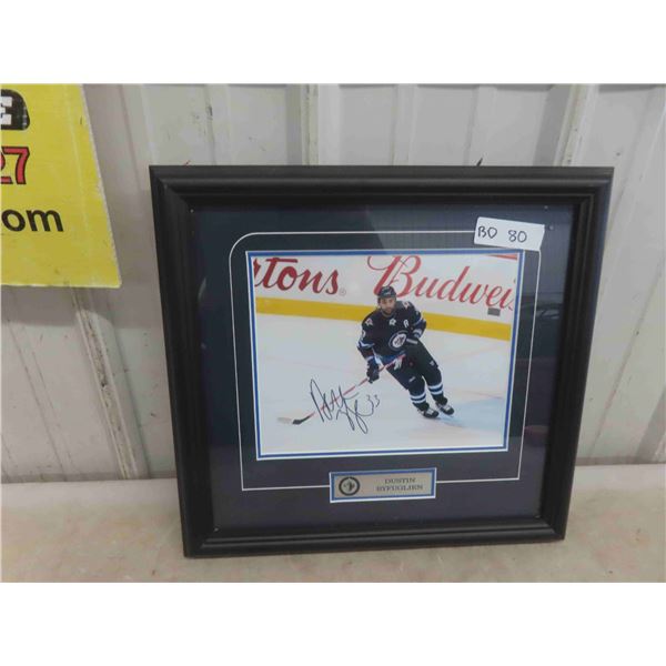 Professionally Framed Dustin Byfuglien Winnipeg Jets 