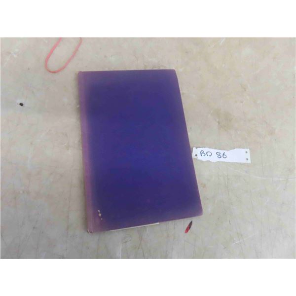 Vintage 1930 Manitoba Jubilee Winnipeg Hardcover 