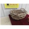 Image 4 : Large First Nations Rustic/Primitive Handmade Basket & 