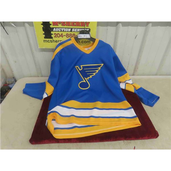 Vintage St.Louis Blues Kelly Chase Mens Medium CCM 