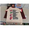 Image 6 : (2) The Rolling Stones LP Records & a Mens Tour T-