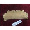 Image 1 : National Cash Register Brass Top Sign ''Amount 