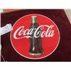 Image 3 : Coca-Cola 11'' Diam. Enamel Sign, Rectangular