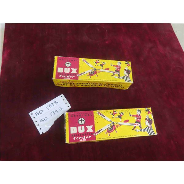 2 Vintage 1960s West German DUX Condor NR.202 