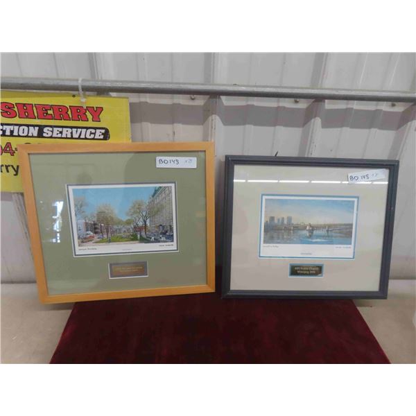 2 Vintage Roman Swiderek Downtown Winnipeg Professionally 