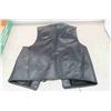 Image 4 : Leather Vest , Clasp Missing. No Size Listed. 