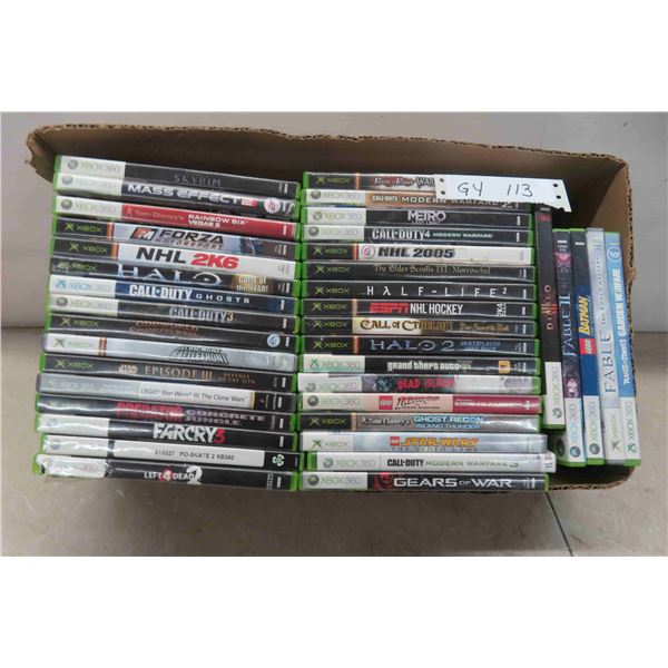 (38) XBOX 360 Games 
