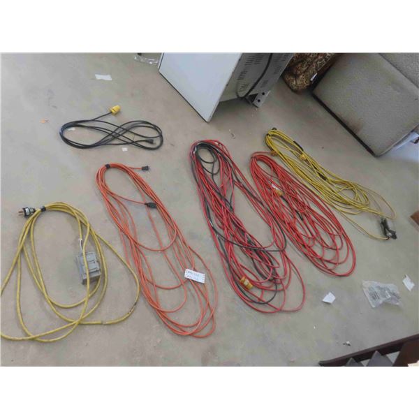 6 Lengths of Extension Cords 