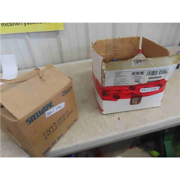 2 Boxes of Nails, 1 1/2'' + 3 1/2'' 