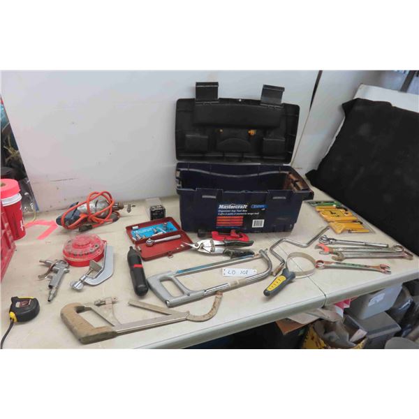Mastercraft Toolbox Filled with Tools: Ratchets 1/4'' , 
