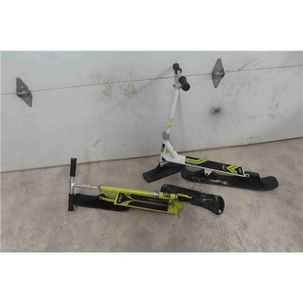 (2) Snow Scooters 