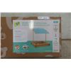 Image 1 : Wooden Sandpit with Sun Canopy New or Store Return