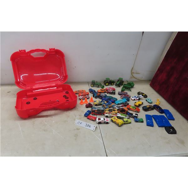 Die Cast, Trucks + John Deere Load, Tractor + Implements with Case 