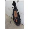 Image 6 : 13 Right Handed Golf Clubs with Bags + Stand 