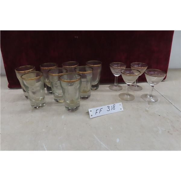 12 Pieces Queen Mary Glasses 