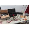 Image 1 : Tool Box with Pliers, Vise Grips, Wrenches, Screwdriver Bits, 