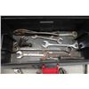 Image 2 : Tool Box with Pliers, Vise Grips, Wrenches, Screwdriver Bits, 
