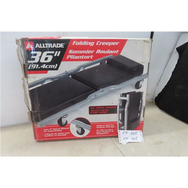 Alltrack Folding Creeper 36" Appears New 