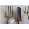 Image 2 : Yard Tools, Wedge Cutter, Potato Fork, Claw, Shovel 