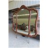 Image 2 : Wood Trimmed Dresser Mirror  41x42