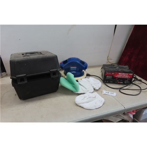 New Simoniz 10" Orbiter & Polisher + Motomaster Battery Charger 