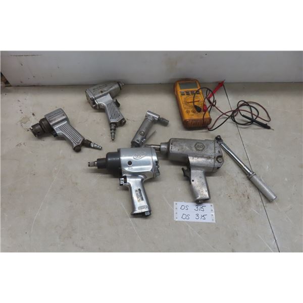 (5) Air Tools; Blue Point Air Sanders + Impact Wrench 