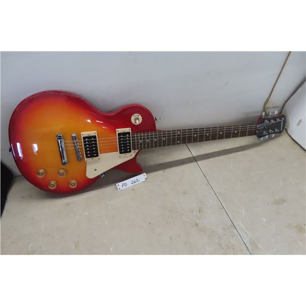 Epiphone Les Paul Guitar LP100 Cherry Burst Electric Guitar 