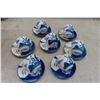 Image 6 : 21 Pieces Vintage Japanese China 7 Plates, 7 Cups + Saucers 