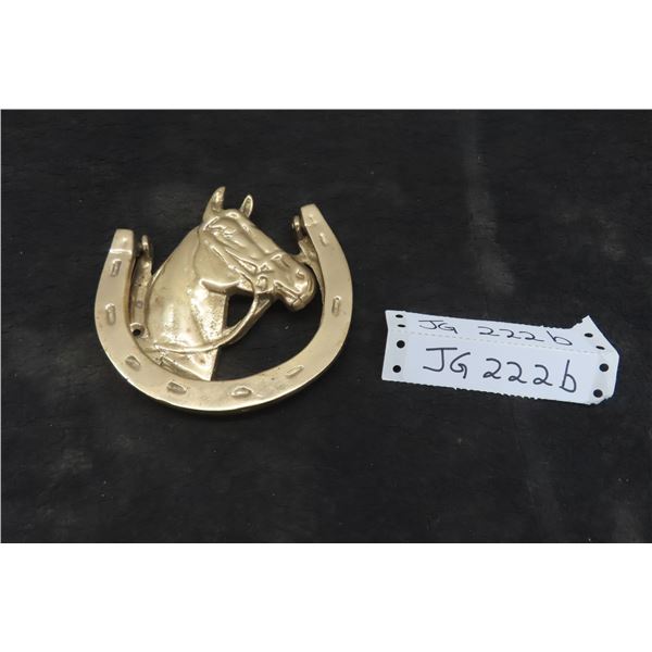 Brass Horse Door Knocker 