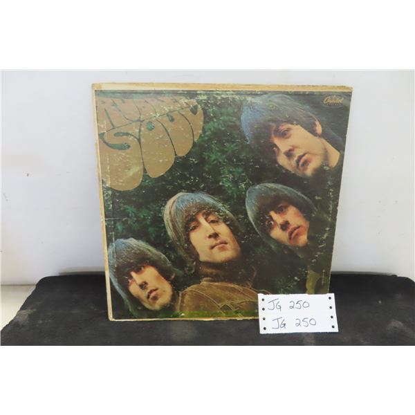 Rubber Soul, The Beetles LP Record Album T- 2442 By Capitol Records 